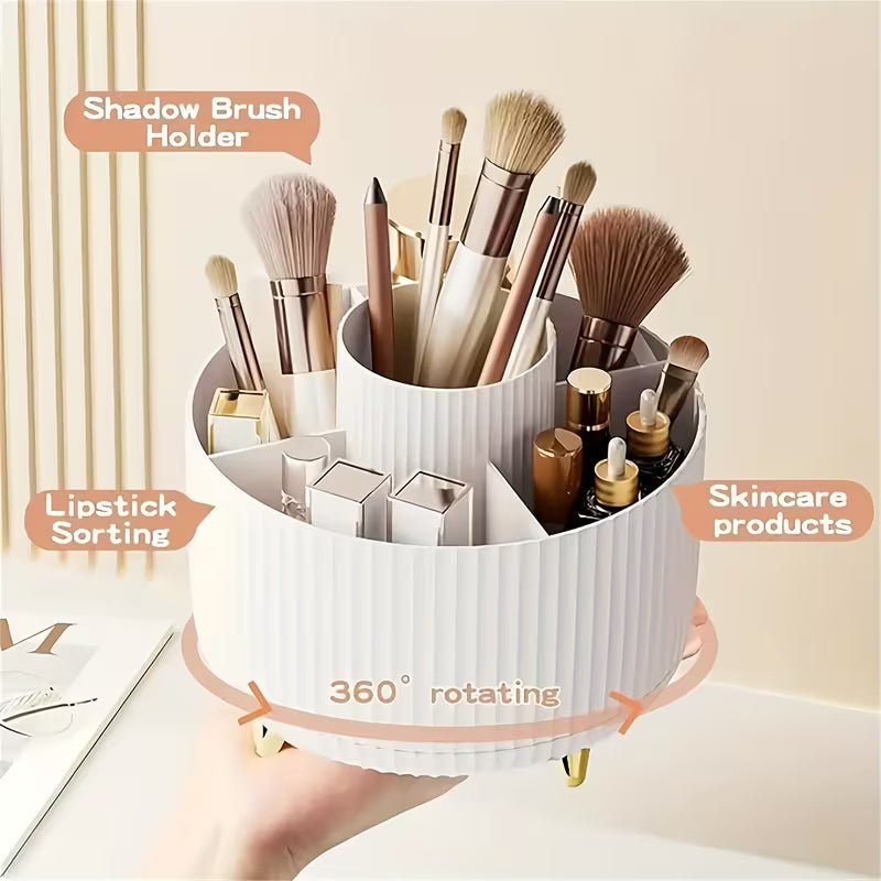 360° Rotating Cosmetic Storage Shelf