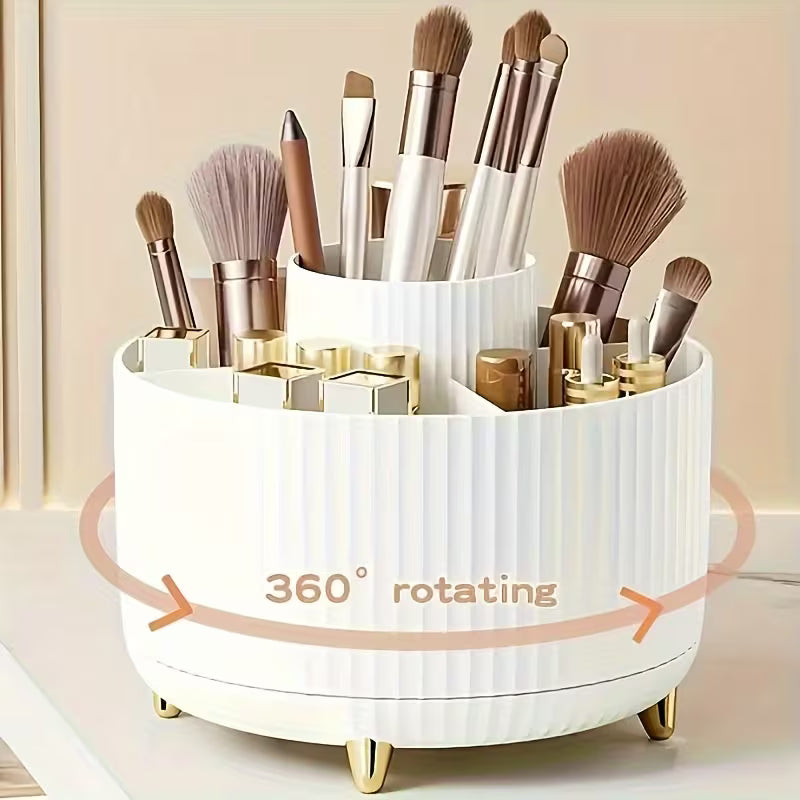 360° Rotating Cosmetic Storage Shelf