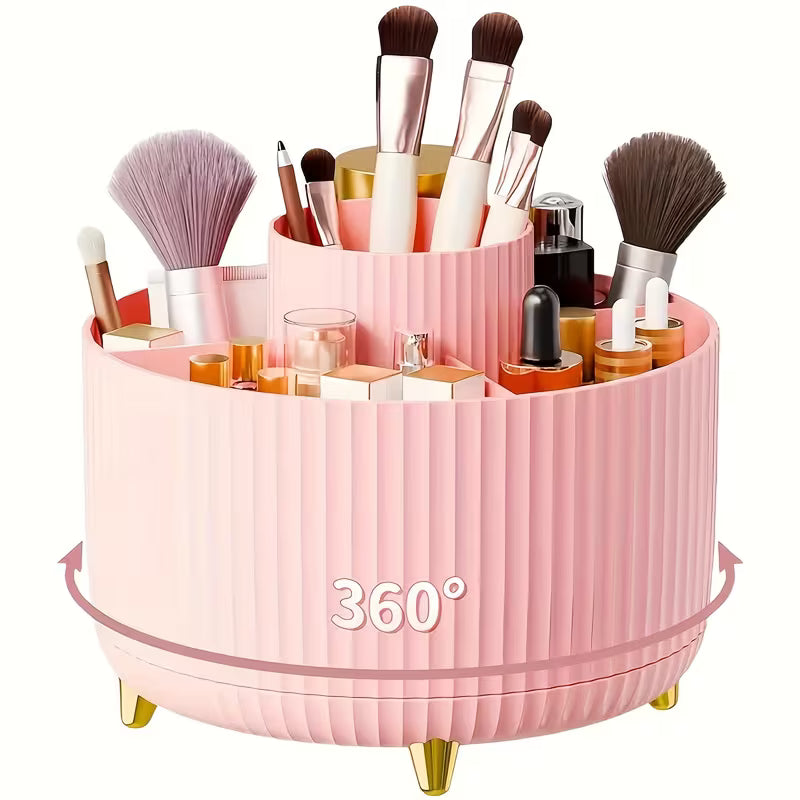 360° Rotating Cosmetic Storage Shelf