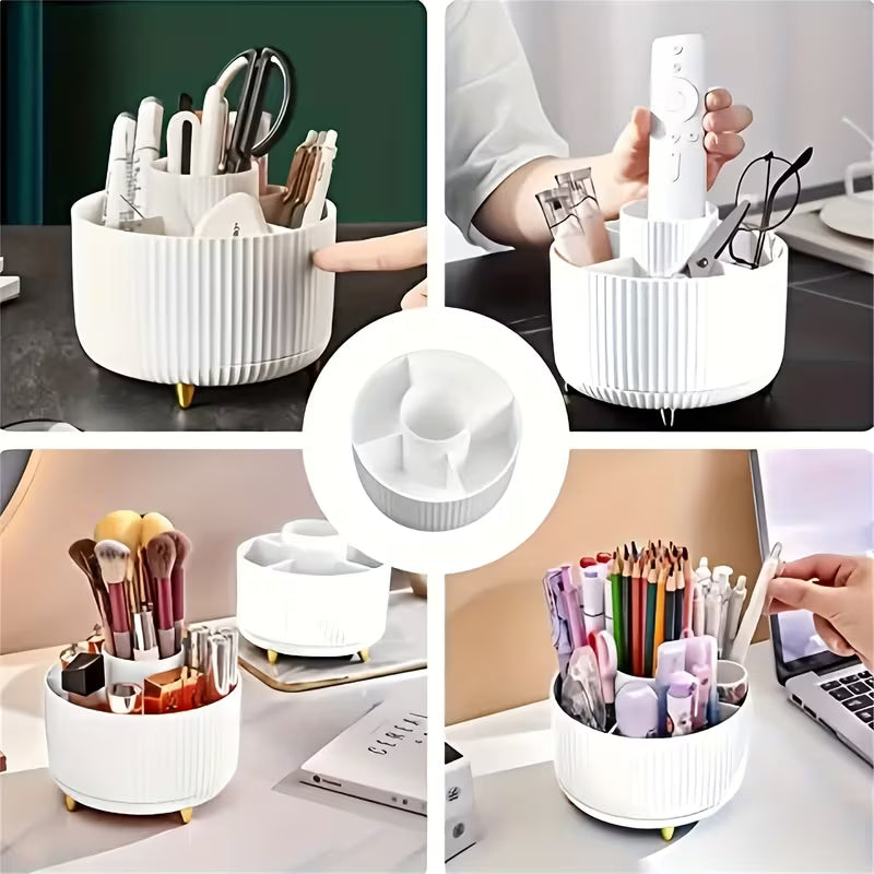 360° Rotating Cosmetic Storage Shelf