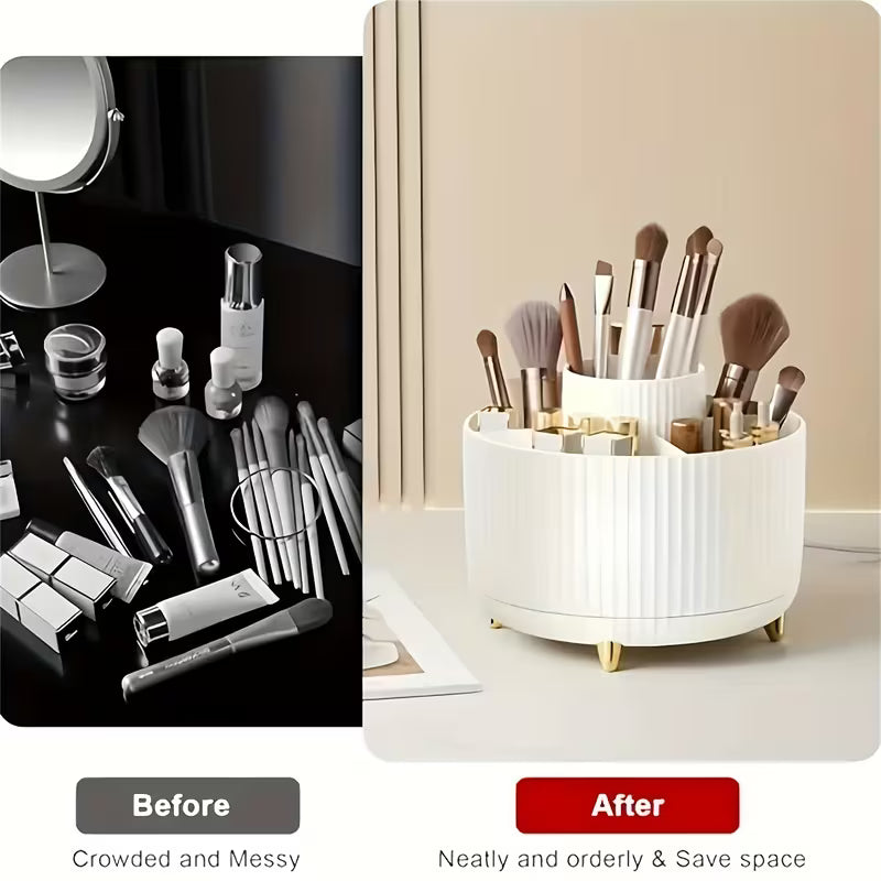 360° Rotating Cosmetic Storage Shelf