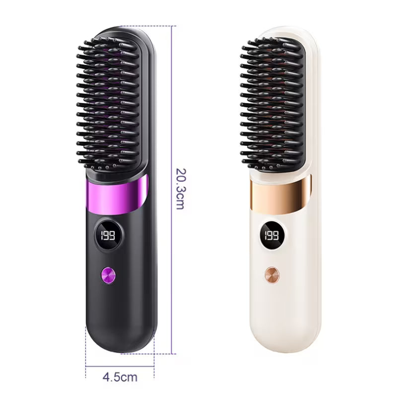 USB Charging Straight Hair Comb