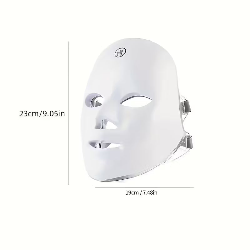 7-Color LED Facial Mask with Eye Protection