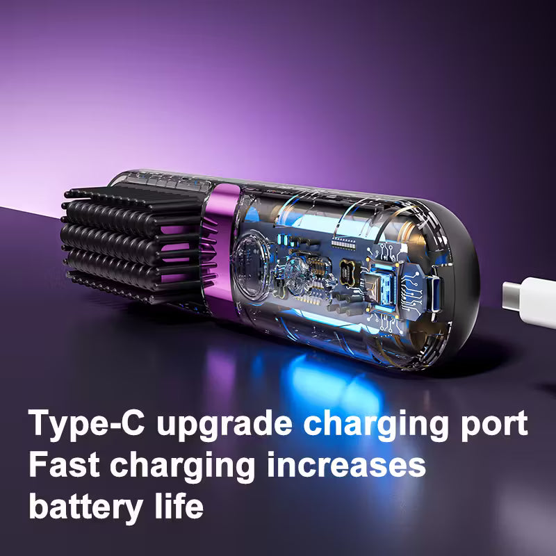 USB Charging Straight Hair Comb